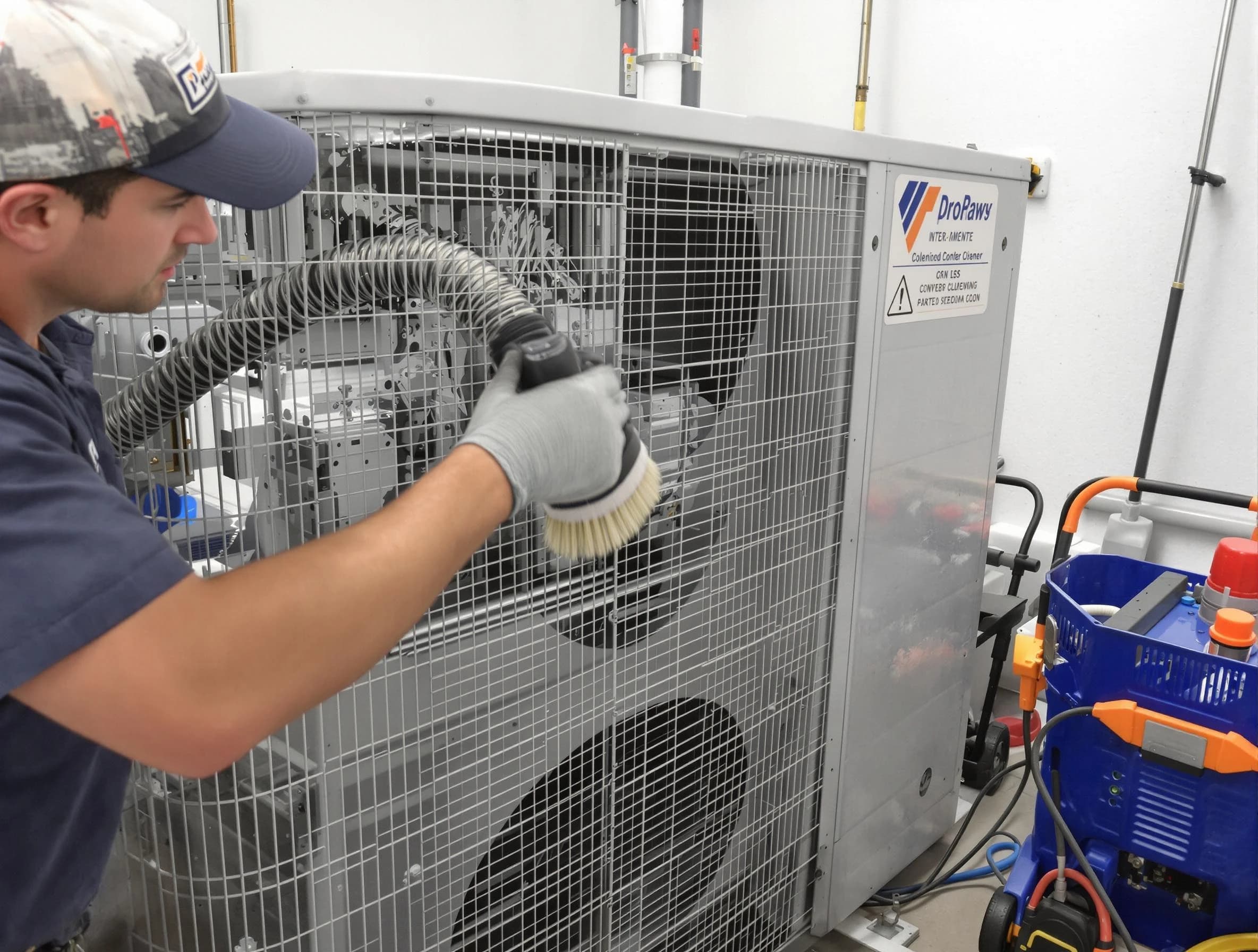El Mirage Air Duct Cleaning specialist performing precision AC coil cleaning for improved system performance in El Mirage