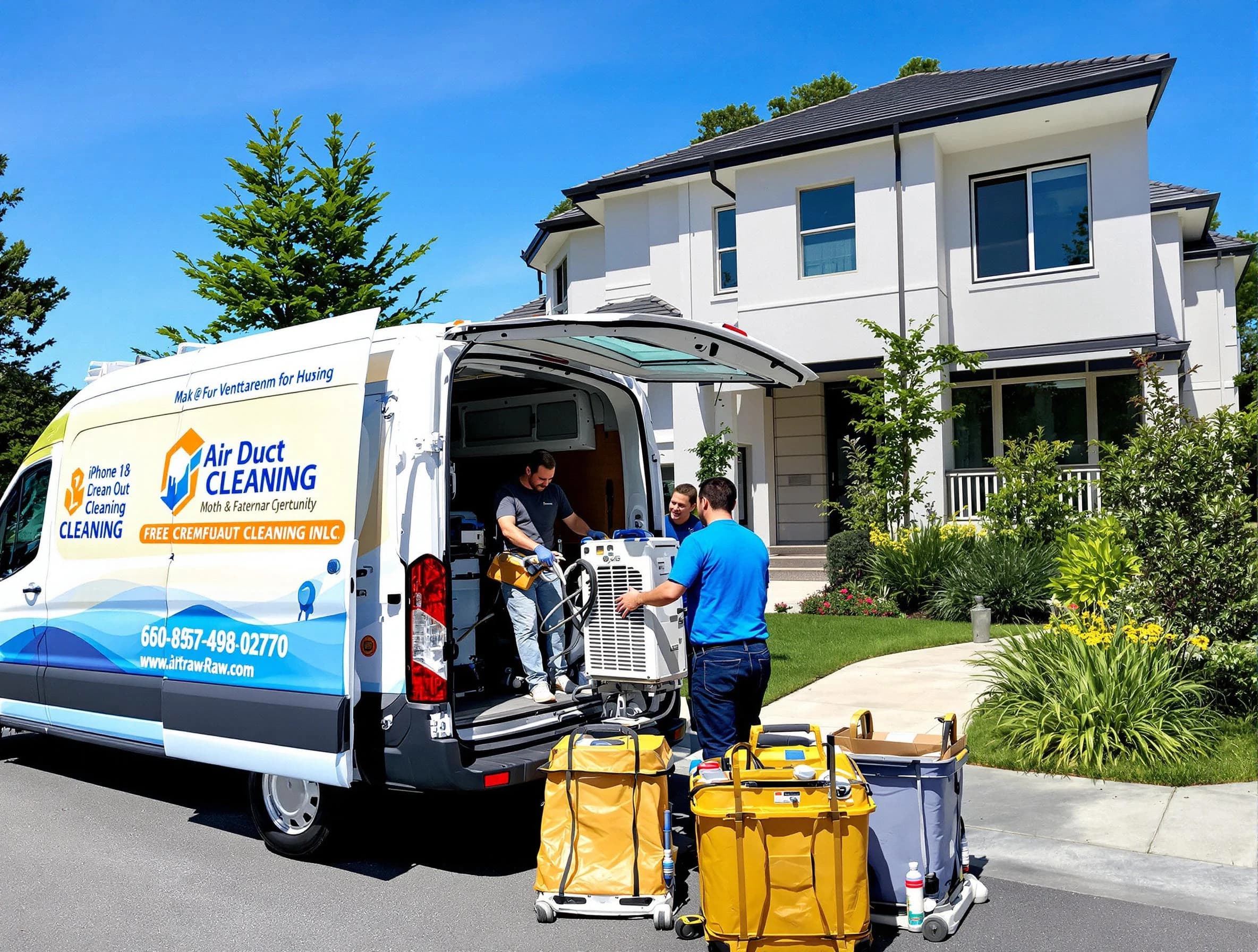 El Mirage Air Duct Cleaning technician performing professional air duct cleaning in El Mirage