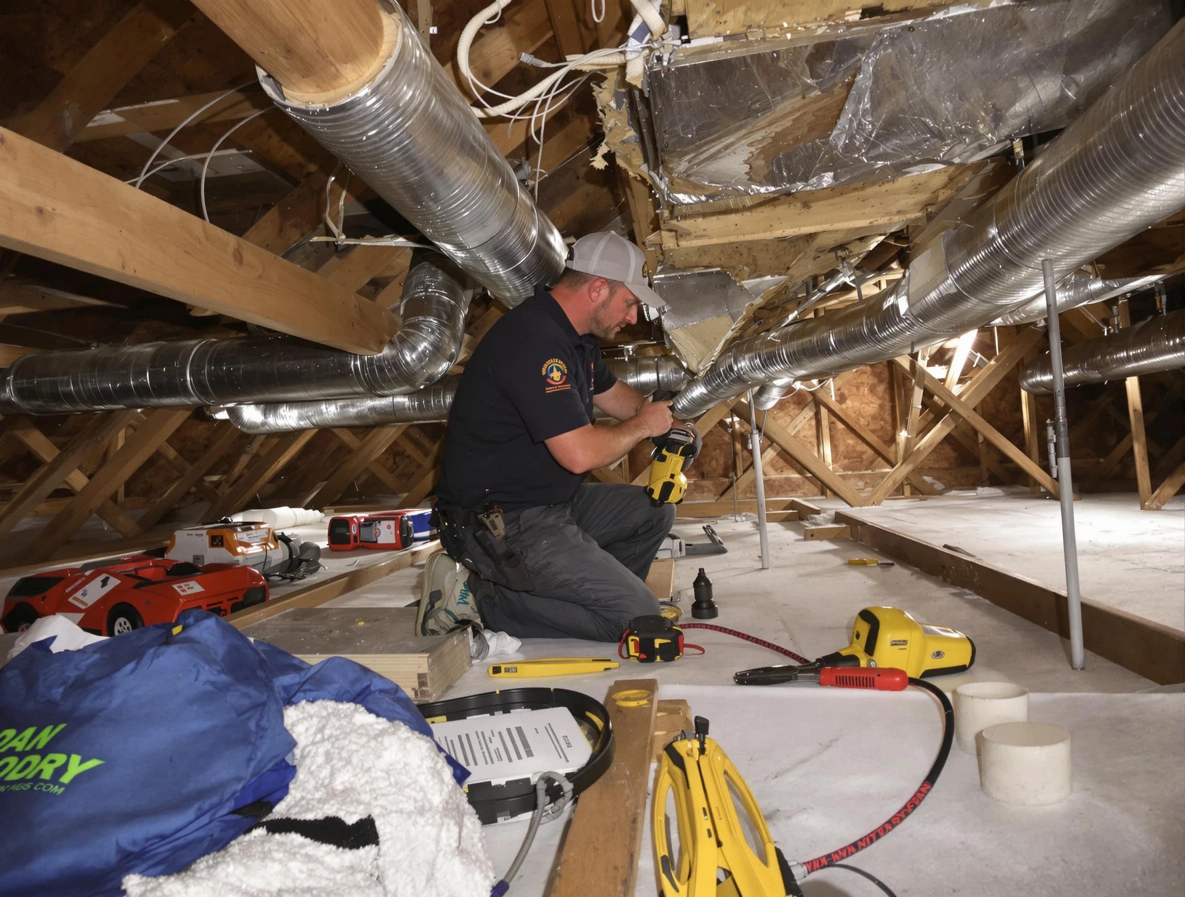 Professional air duct repair by El Mirage Air Duct Cleaning in El Mirage