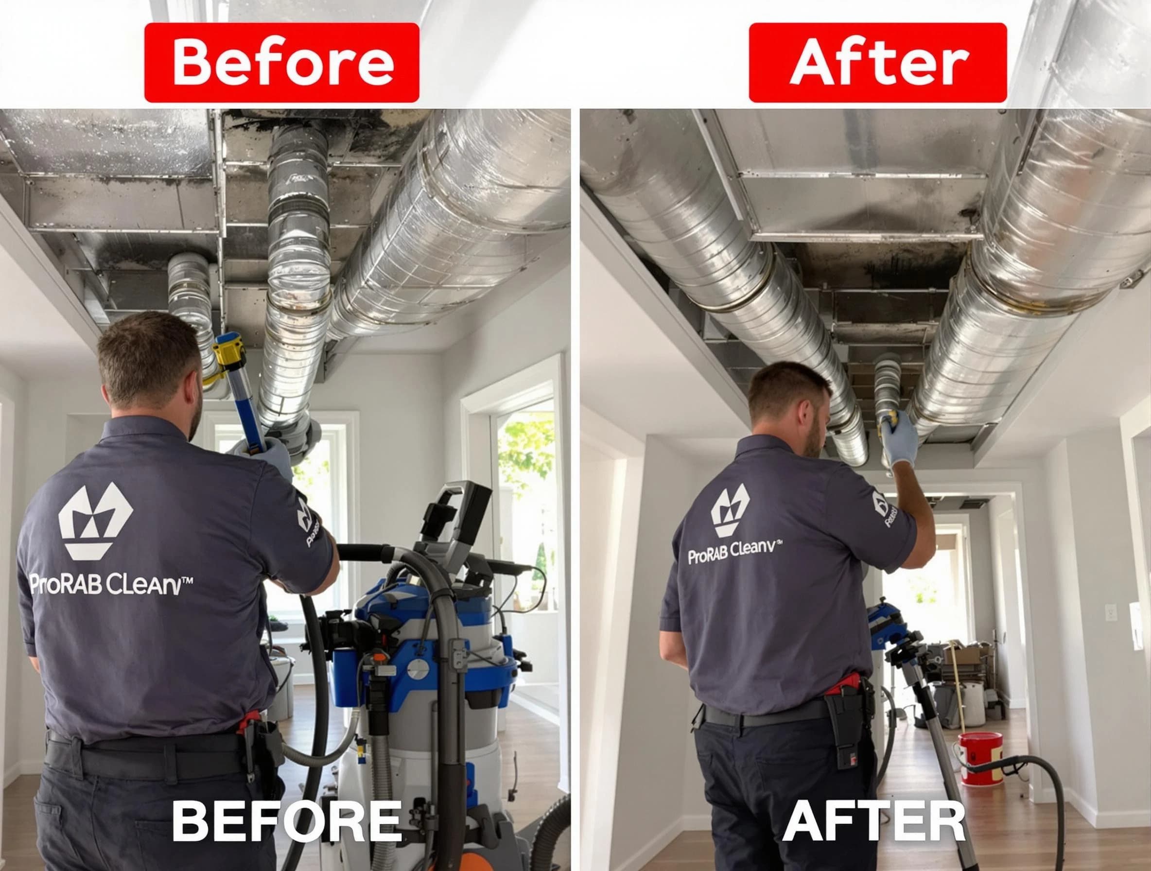 El Mirage Air Duct Cleaning expert performing thorough residential duct cleaning in a El Mirage home