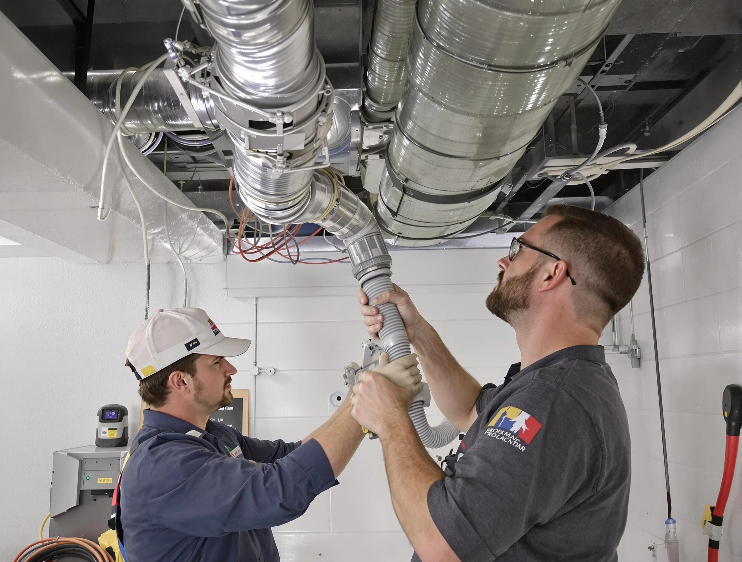 El Mirage Air Duct Cleaning technician performing thorough AC duct cleaning in El Mirage