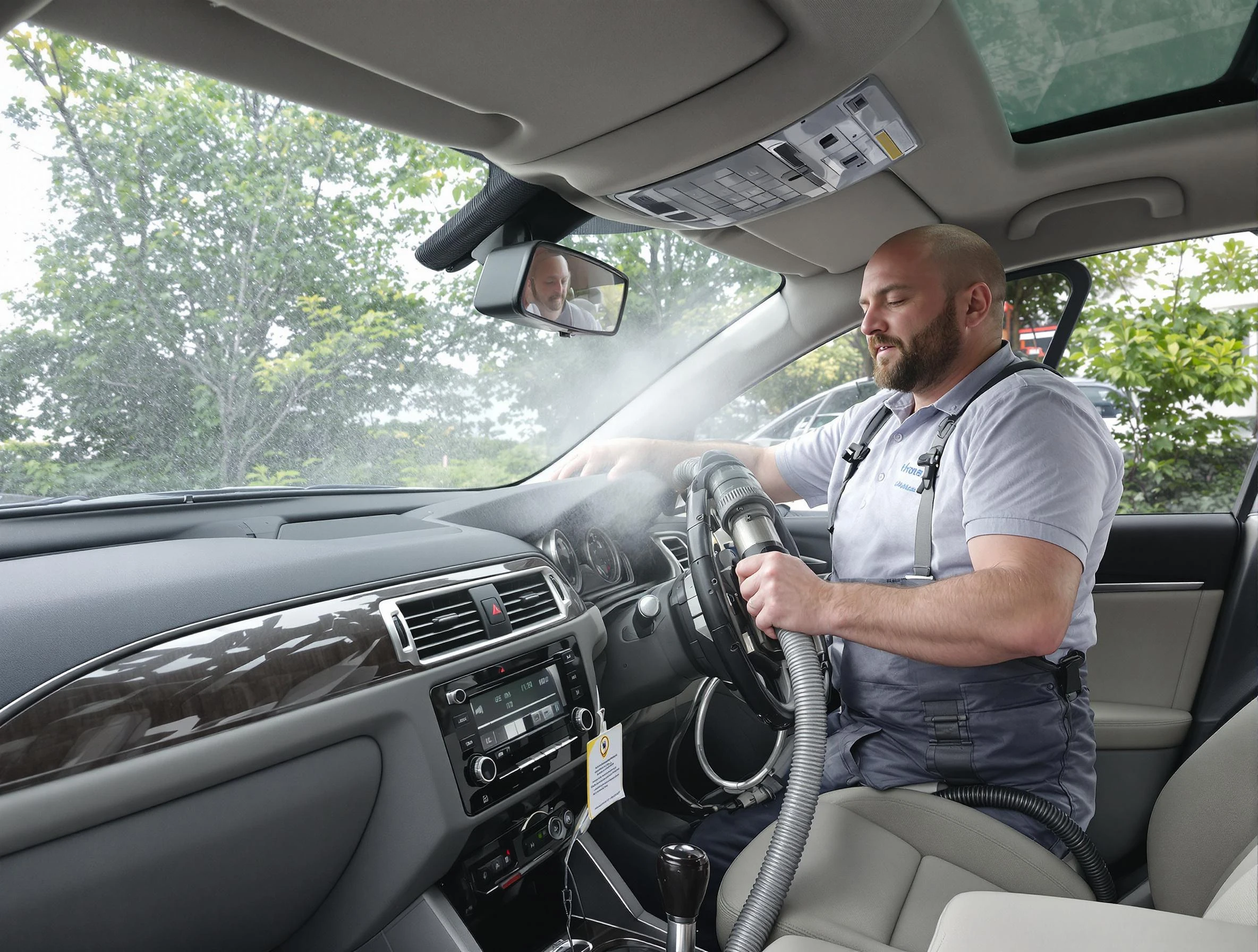 El Mirage Air Duct Cleaning specialist performing professional car duct cleaning in El Mirage